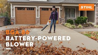 STIHL BGA 86 Battery-Powered Handheld Blower | Features and Benefits