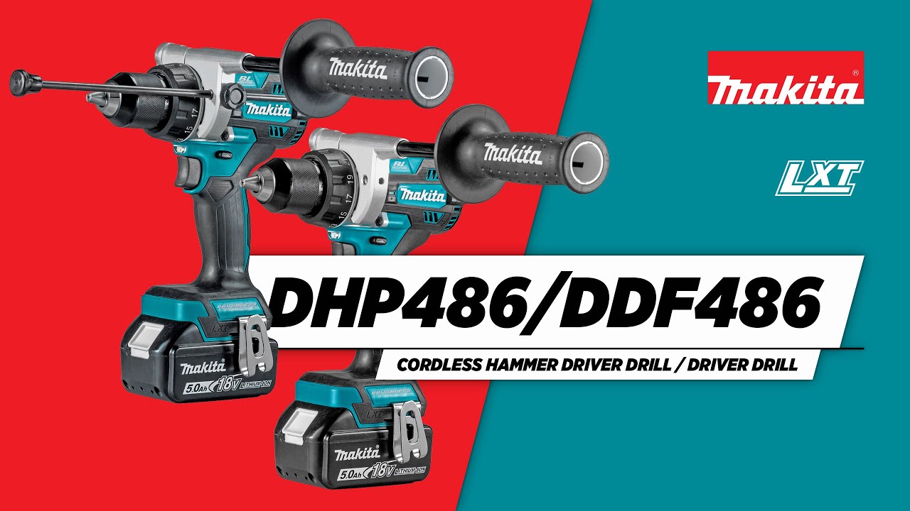 LXT - DDF486 & DHP486 - Cordless driver drill / hammer driver drill