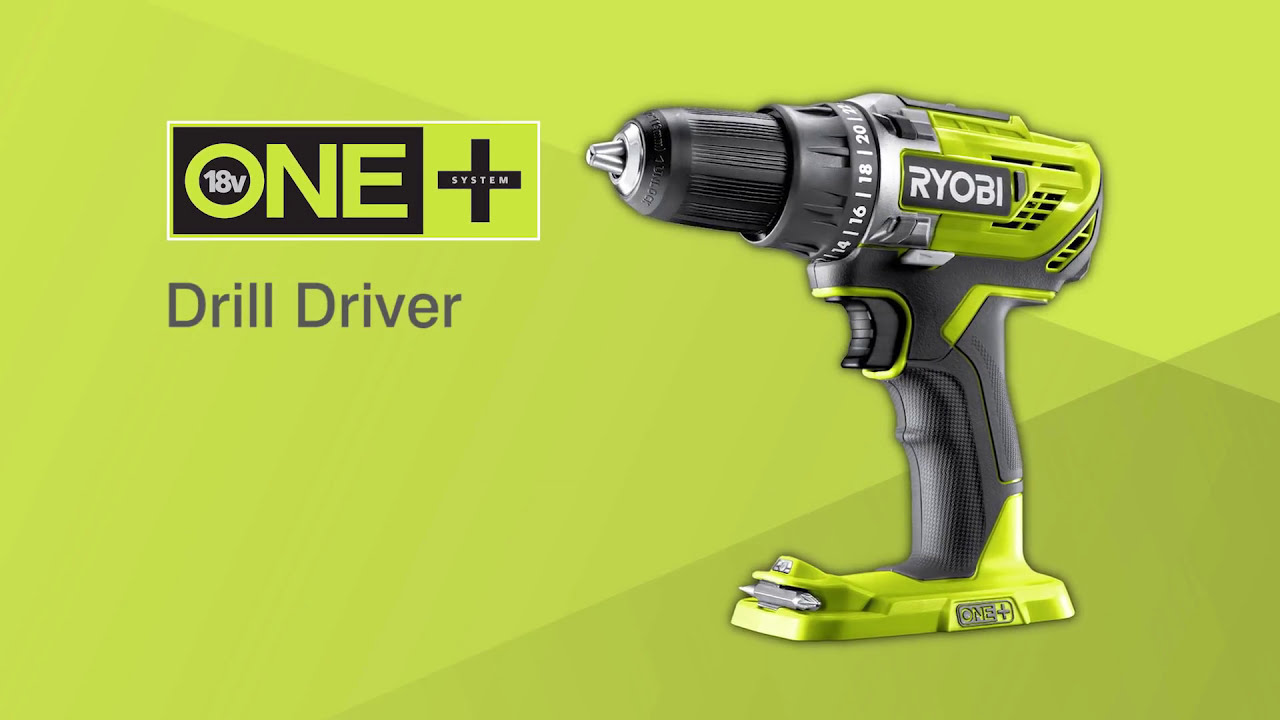 Ryobi ONE+ Drill Driver Introduction [R18DD3]