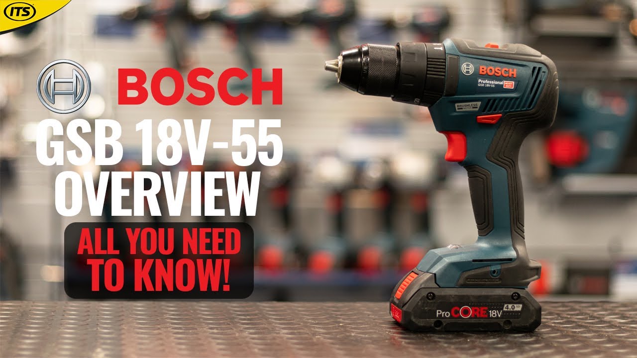 Bosch GSB 18V-55 Brushless Combi Drill - Quick Overview