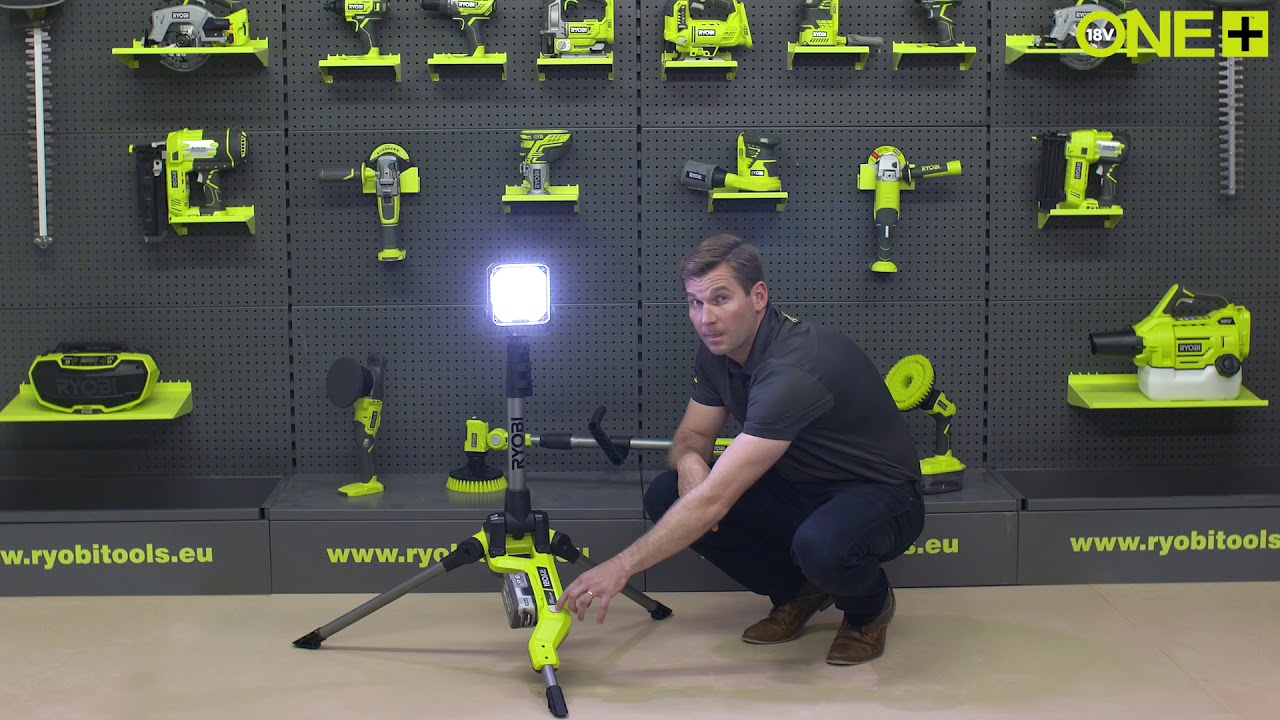 RYOBI 18V ONE+ Cordless Tripod Light [R18TL]