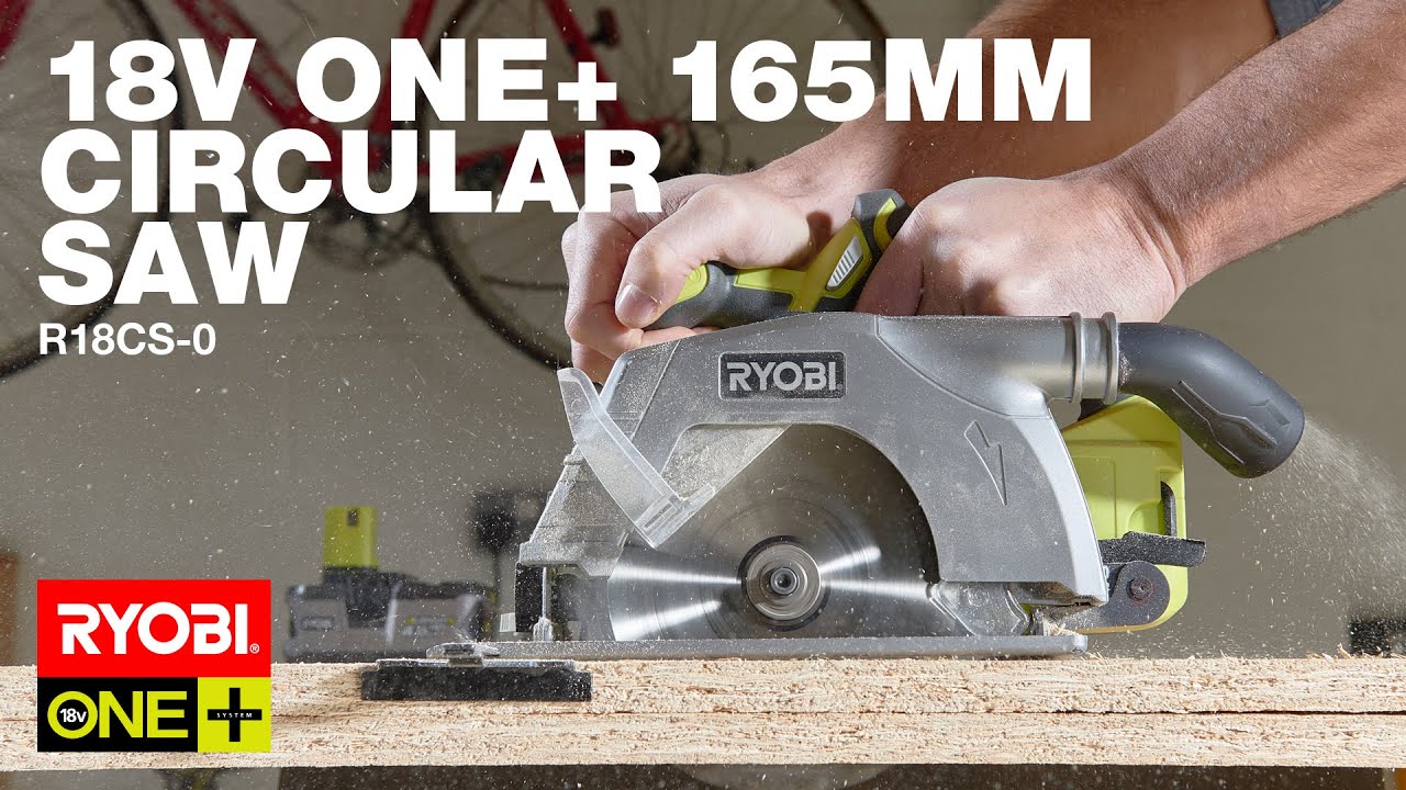 RYOBI: 18V ONE+ 165mm Circular Saw (R18CS-0) in action