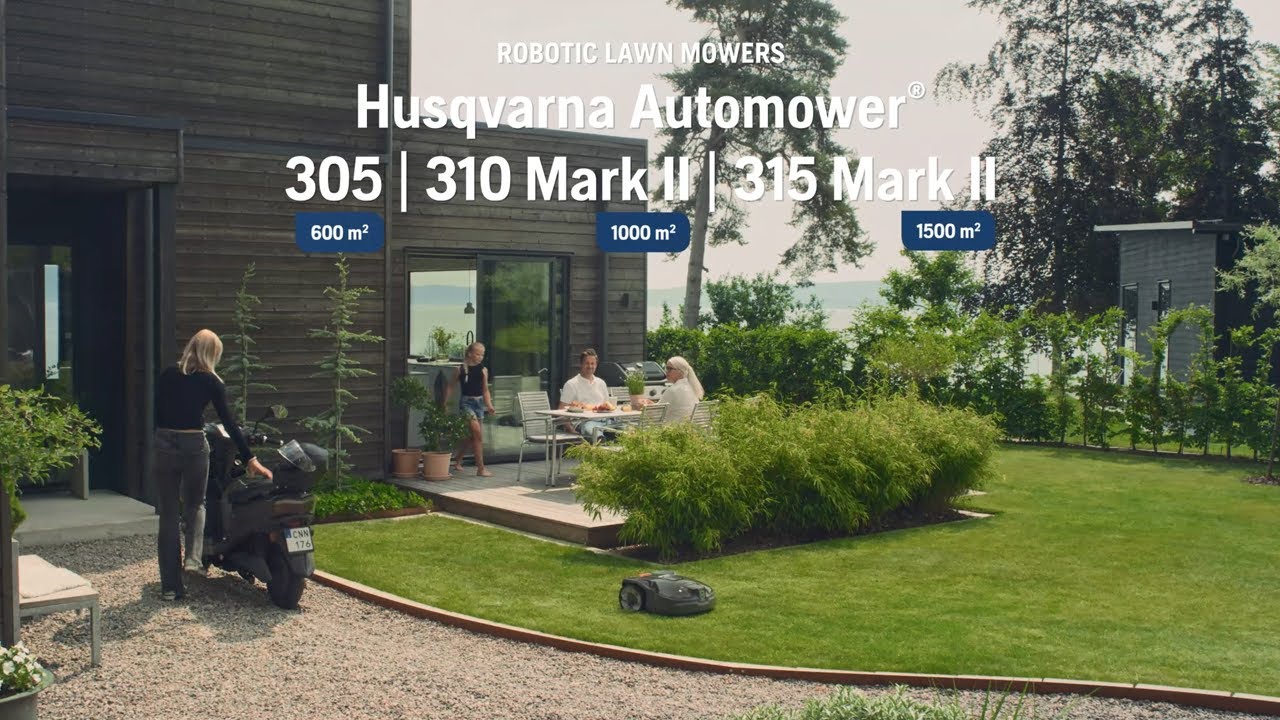 Husqvarna Automower® 305, 310 Mark II & 315 Mark II - Features and benefits