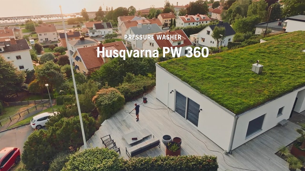 Husqvarna  PW 360 Pressure Washer (Features and benefits )