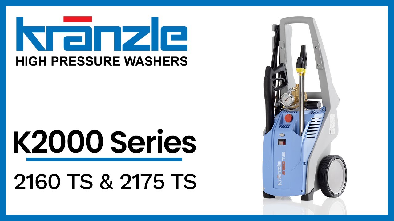 Kranzle K2160 TS and K2175 TS Cold Water Pressure Washer