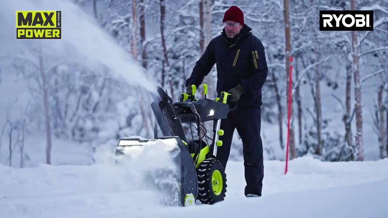 Say Goodbye to Petrol with the RYOBI® Two-Stage 61cm Snow Thrower