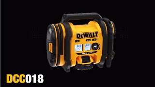 DEWALT 18V XR CORDLESS TYRE INFLATOR DCC018N-XJ