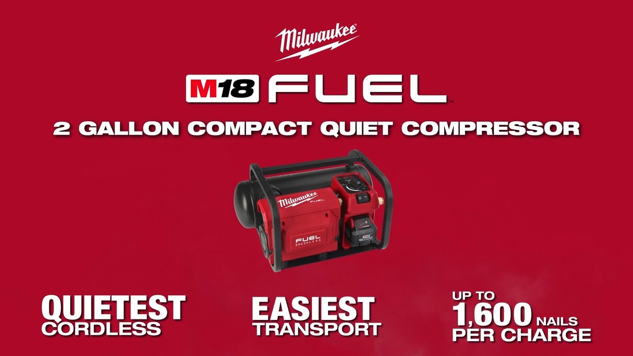 Milwaukee® M18 FUEL™ 2 Gallon Compact Quiet Compressor